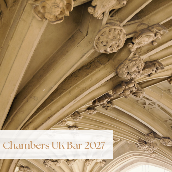 4 Stone Buildings are delighted to be featured once again in the Chambers UK Bar Guide